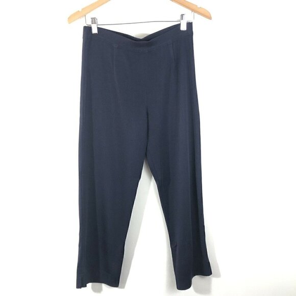 Exclusively Misook Pants Navy Blue Straight Leg XS - Picture 1 of 7